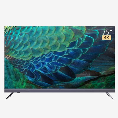 海尔（Haier）75R5 75英寸超薄金属全面屏 4K超高清8K解码 声控智慧屏 前置音响液晶教育电视机3+32G以旧换新